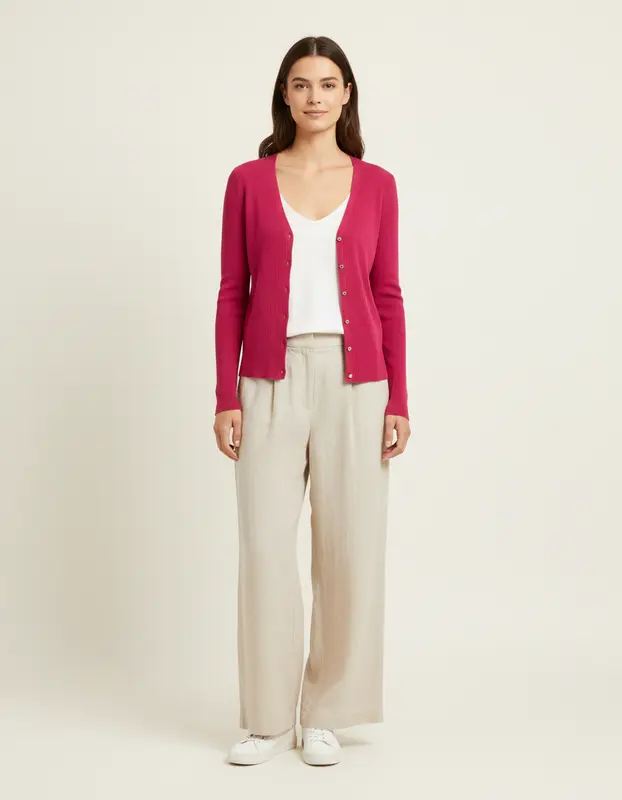 Gilet rose foncé - Taille S/36