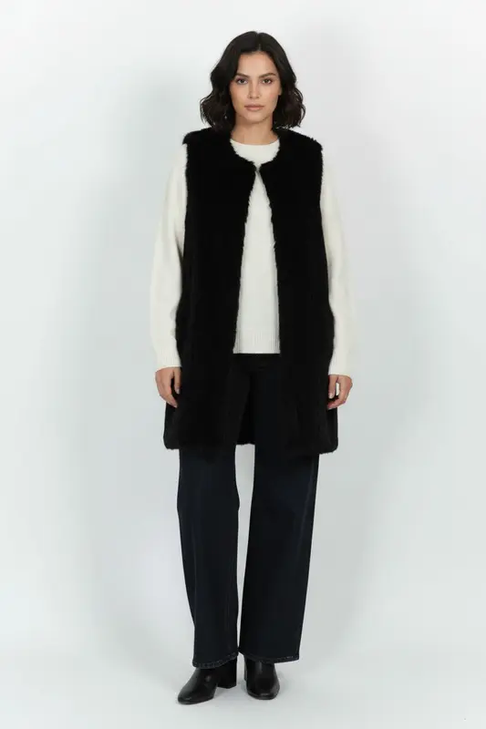 Gilet Sans Manches Noir - Taille S/36