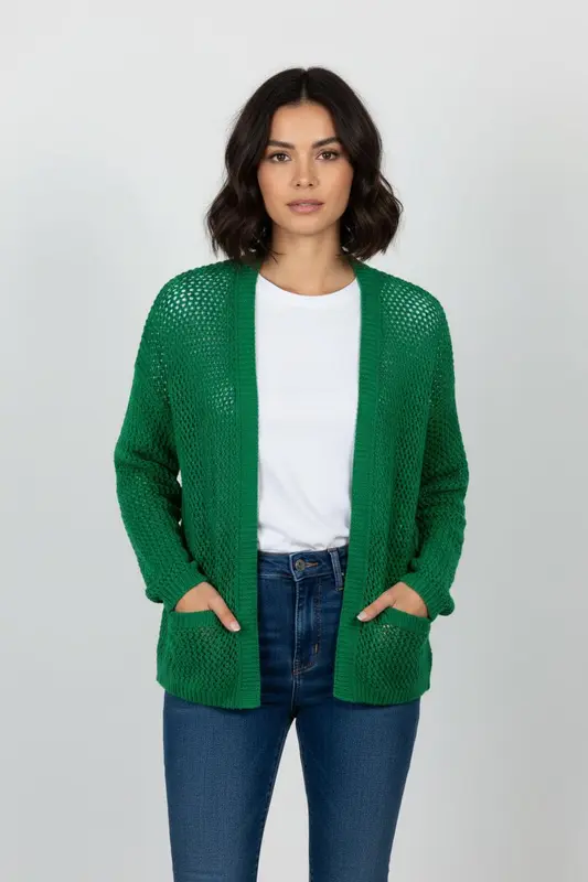 Gilet Vert - Taille XS/34