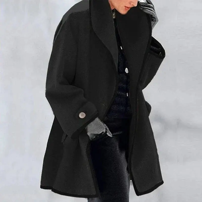 Giselle - Trench-coat femme élégant double boutonnage