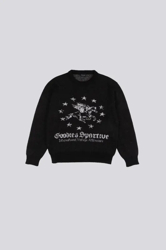 Goodies Sportive Bean Knit Black