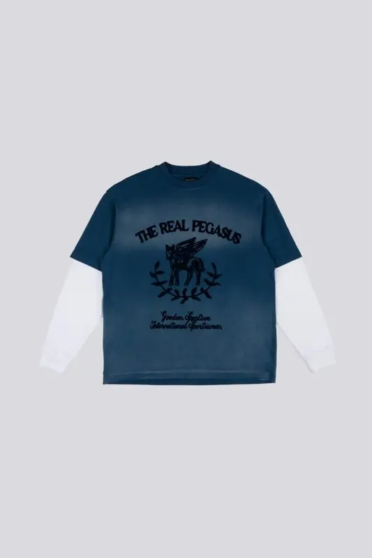 Goodies Sportive Real Pegasus Long Sleeve Blue