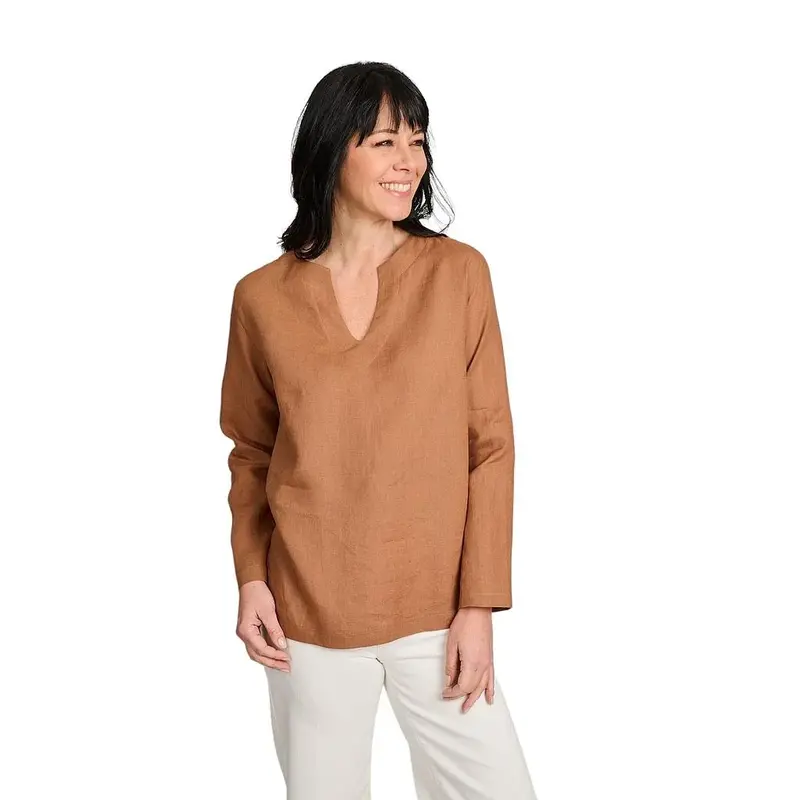 Gran Sasso Femmes Chemisier dames marron