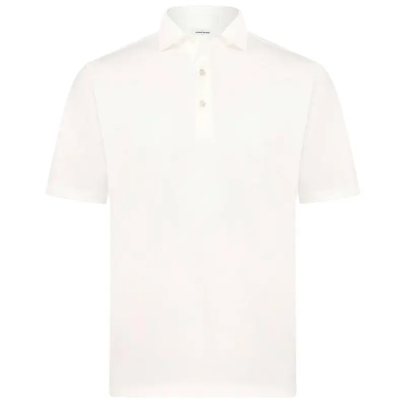 Gran Sasso Hommes polo manches courtes hommes ecru