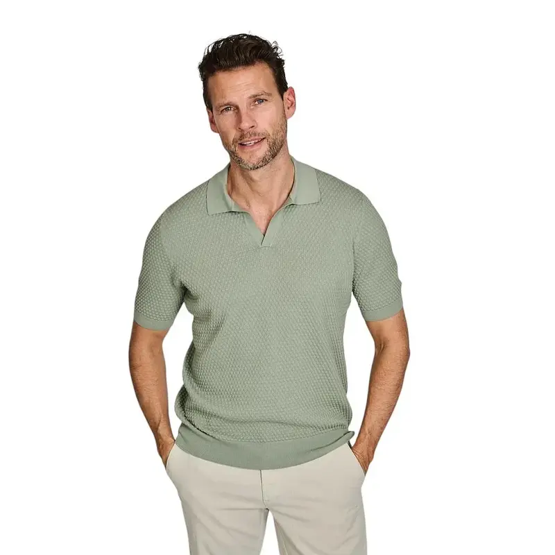Gran Sasso Hommes Polo manches courtes vert pour hommes