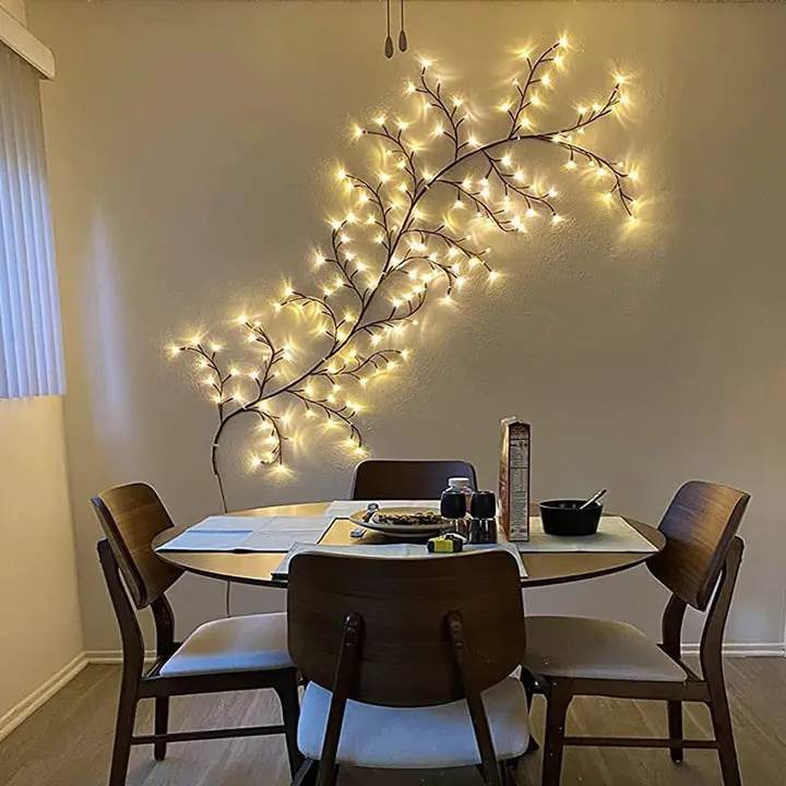 Guirlande lumineuse GlowNest vigne saule flexible