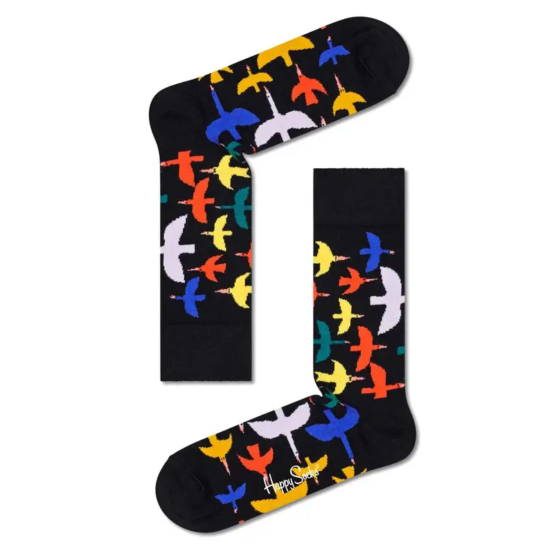 HAPPY SOCKS "Bird Watch" Crew Chaussettes Hommes