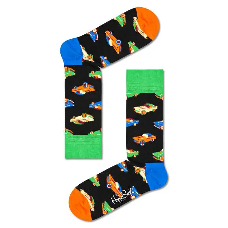 HAPPY SOCKS "Car" Crew Chaussettes Hommes