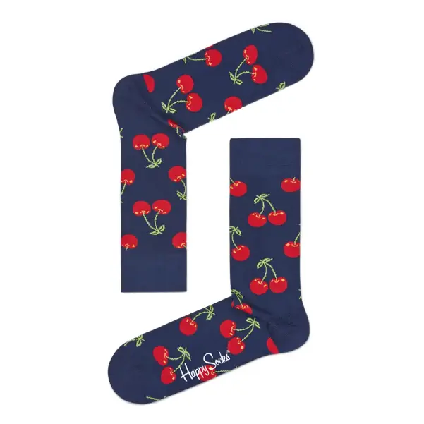 HAPPY SOCKS "Cherry" Crew Chaussettes Hommes