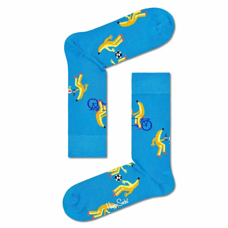 HAPPY SOCKS "Going Bananas" Crew Chaussettes Hommes