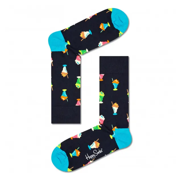 HAPPY SOCKS "Milkshake" Crew Chaussettes Mixtes