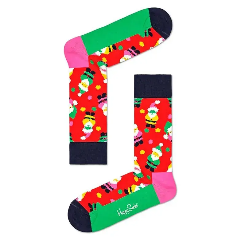 HAPPY SOCKS "Père Noël" Crew Chaussettes Hommes