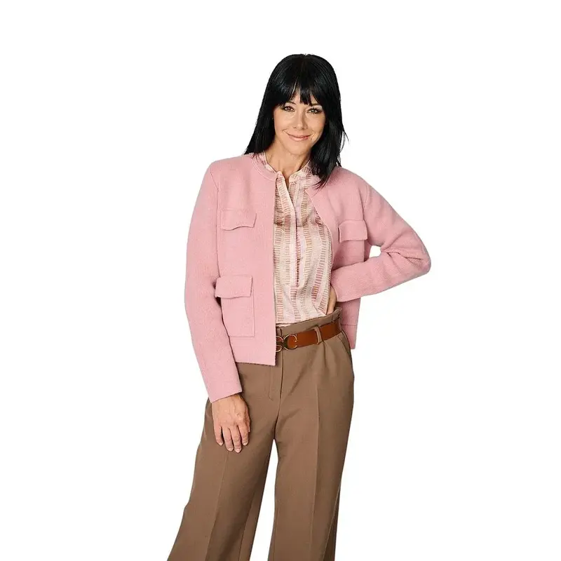 Hemisphere gilet rose pour femme
