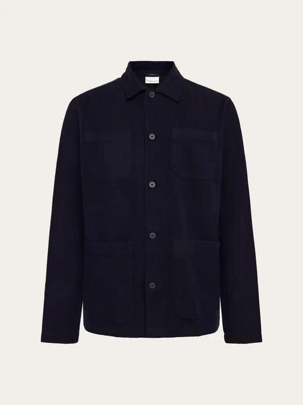 Herringbone overshirt - Night Sky