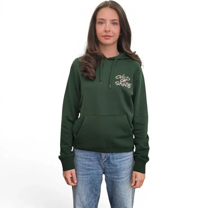 Hoodie Saint-Etienne Child Of Sainté 3D EMB COS HOODIE Forest Green