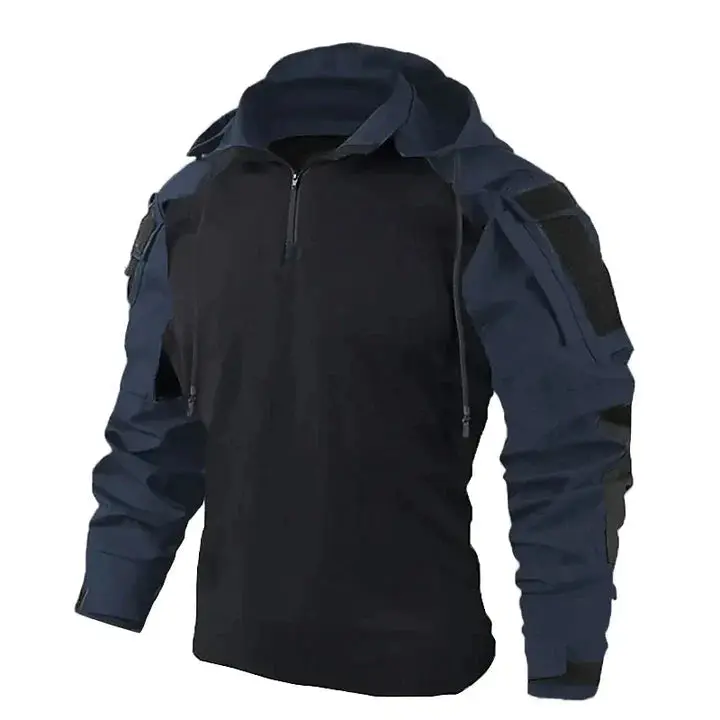 Hoodie tactique Jasper homme, coupe slim et poches discrètes