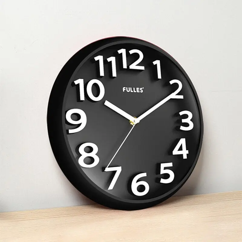 Horloge murale GlowTime minimaliste