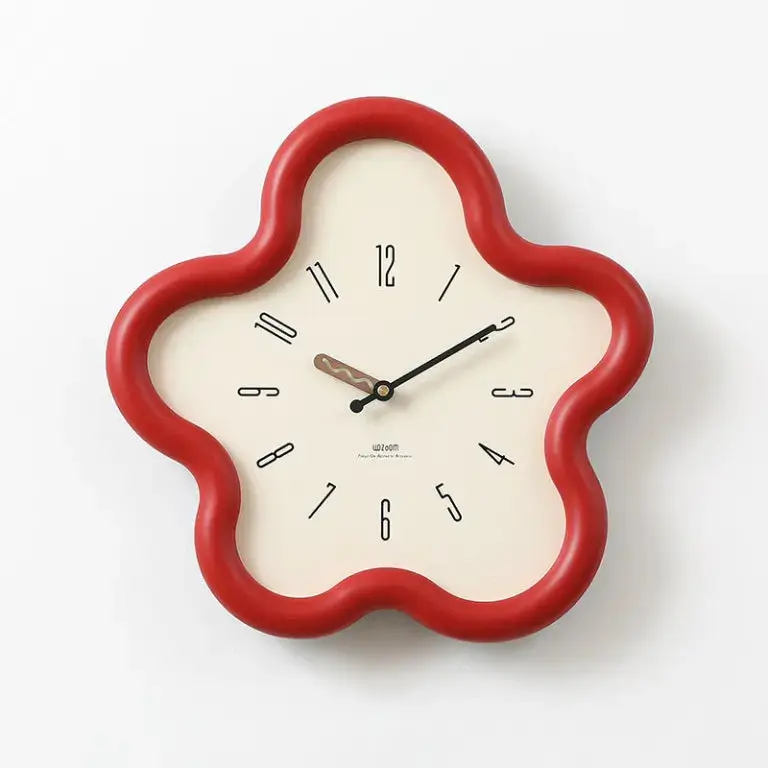 Horloge murale TempoLigne design pétale