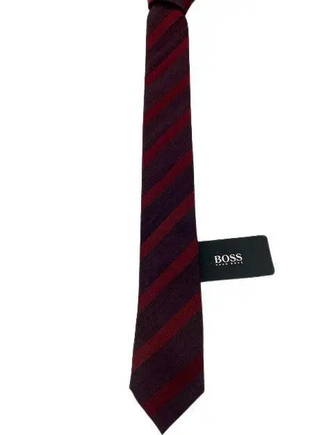 Hugo Boss Hommes Cravate Hommes rouge