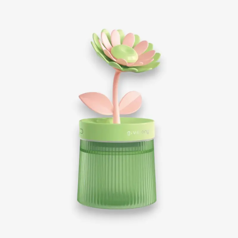 Humidificateur portable LED fleur