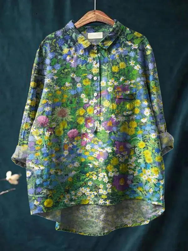 Imogen - Chemise Fleurie Léger