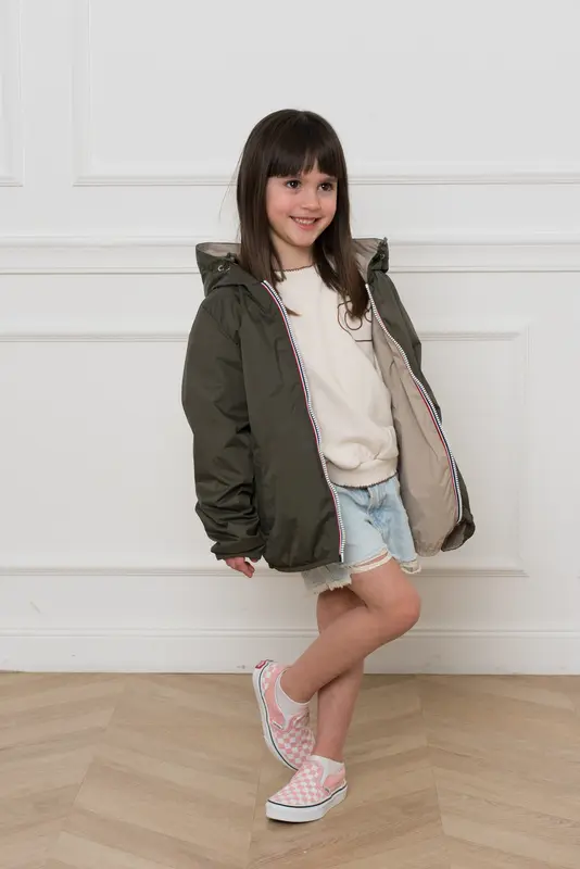 Imperméable réversible (bicolore)