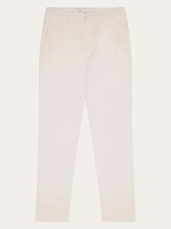 IRIS mom mid-rise twill chino - GOTS/Vegan - Egret