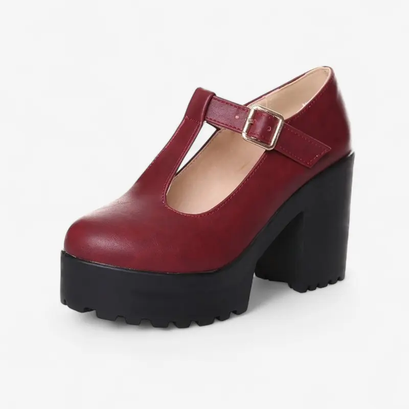 Isabella Chaussures femme bride en T boucle réglable