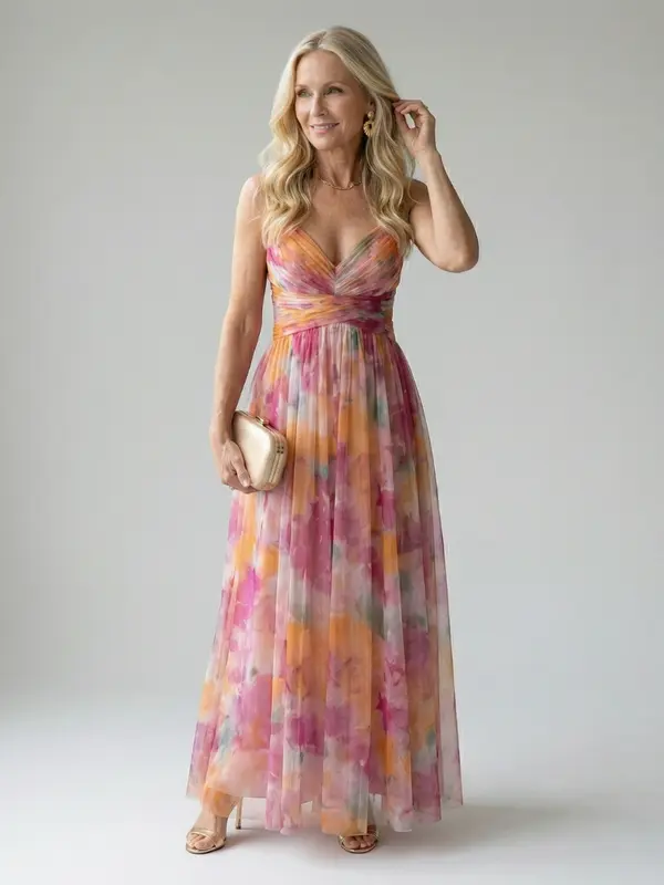 Isel - Robe Maxi Aérienne