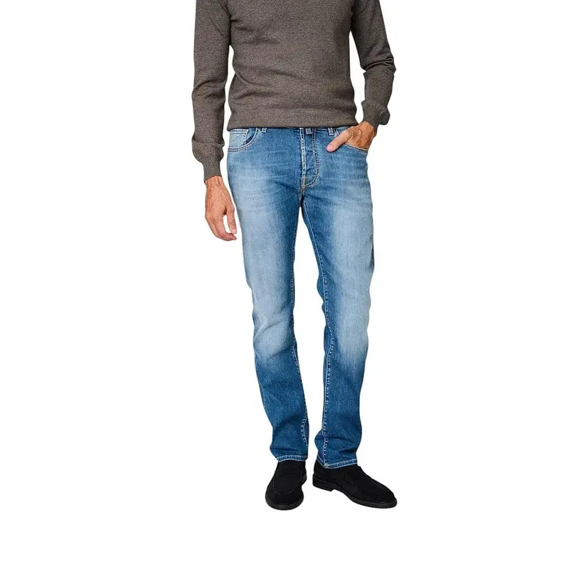Jacob Cohen Hommes Jean homme bleu clair, coupe Slim Fit, Bard