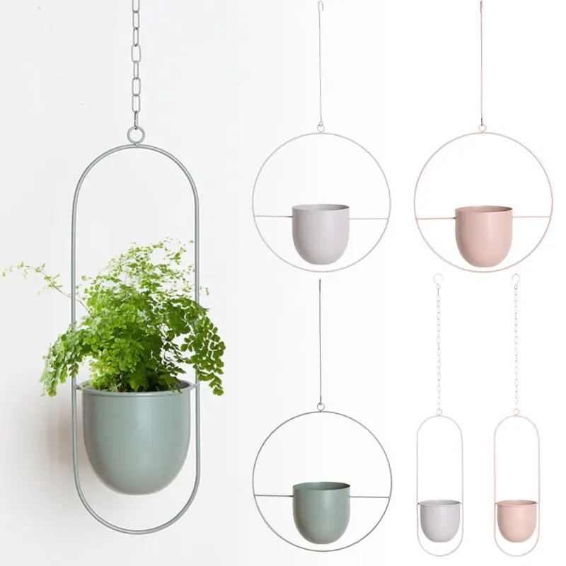 Jardinières suspendues élégantes pour intérieur et extérieur
