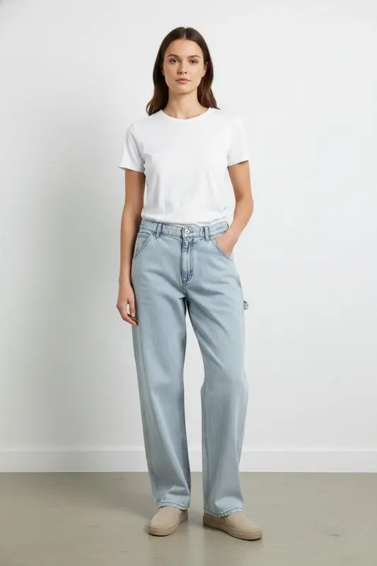 Jean Bleu Clair - Taille XL/42 - imparfaites