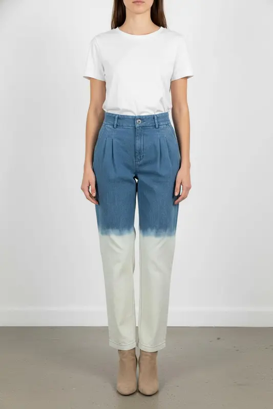 Jean Bleu et Blanc - Taille L/40