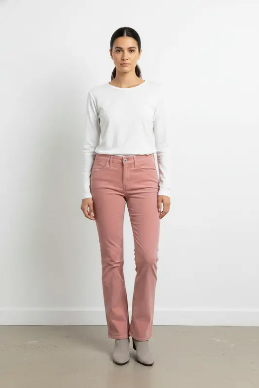 Jean Bootcut Rose - Taille S/36