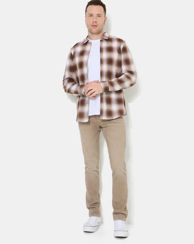 JEAN DENIM STRAIGHT BEIGE