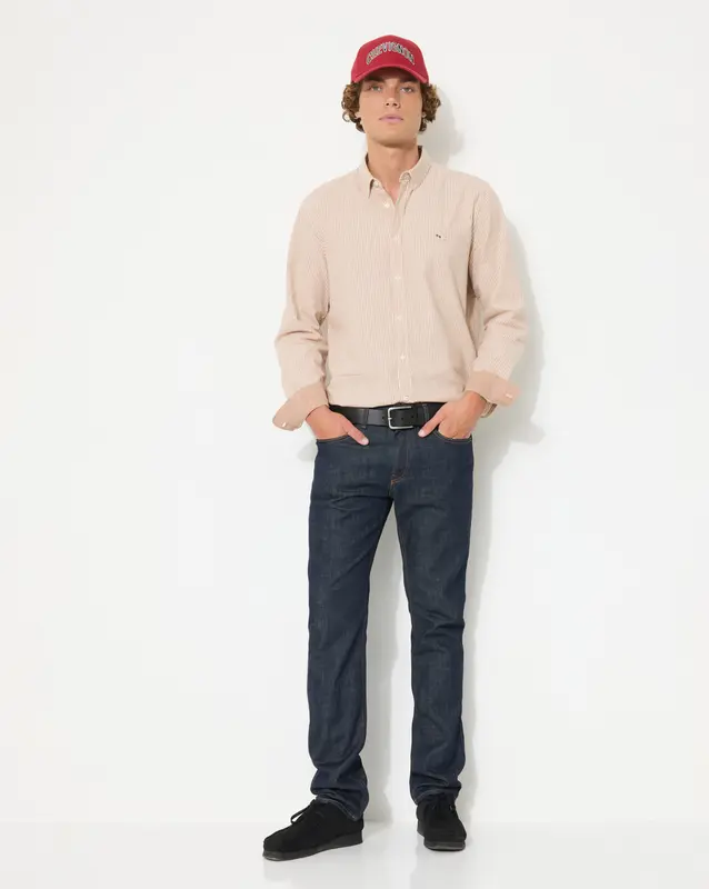 JEAN DENIM STRAIGHT BLEU MARINE