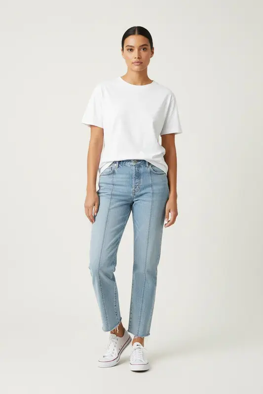 Jean Droit Bleu Clair - Taille XL/42