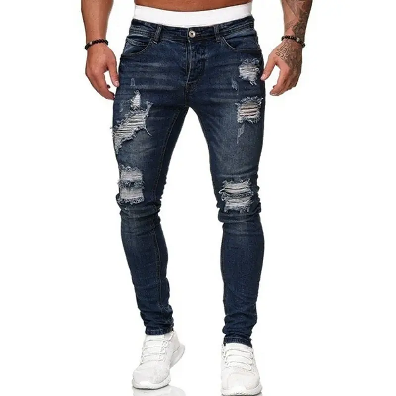 Jean fuselé Thomas en denim, coupe ajustée homme