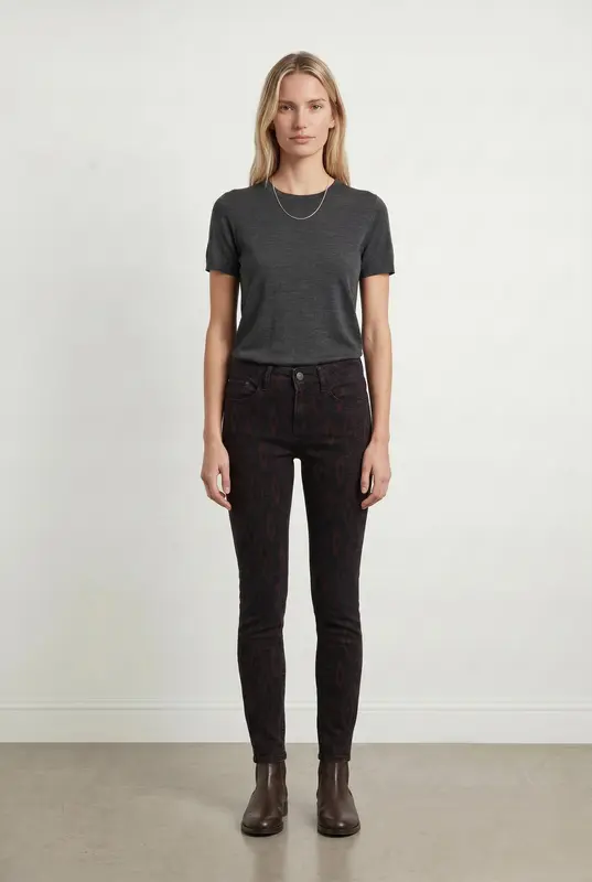 Jean Noir et Bordeaux - Taille XS/34