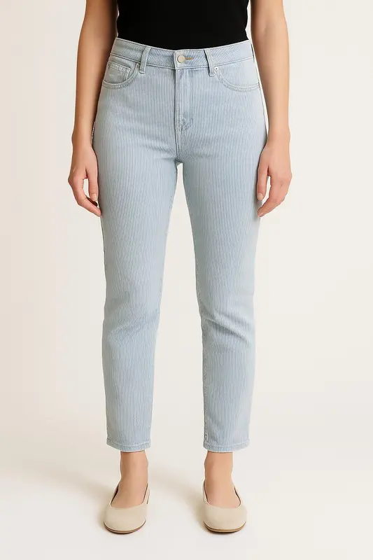 Jean Rayé Bleu et Blanc - Taille S/36