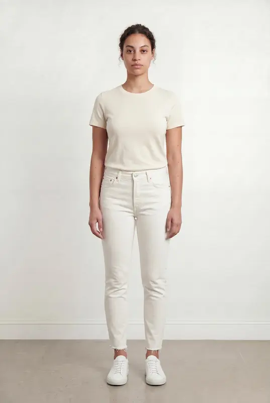 Jean Skinny Blanc - Taille L/40