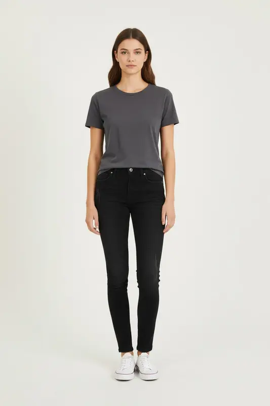 Jean Skinny Noir - Taille XS/34