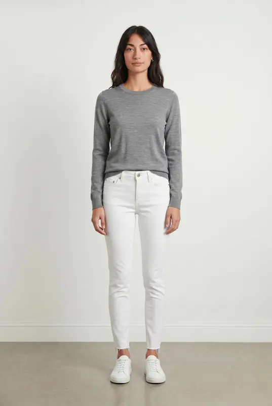 Jean Slim Blanc - Taille XS/34
