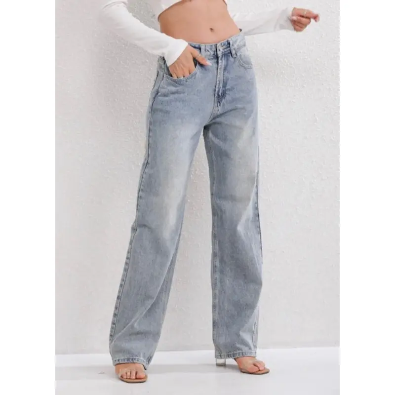 Jean Tendance à Poches Multiples et Coupe Décontractée