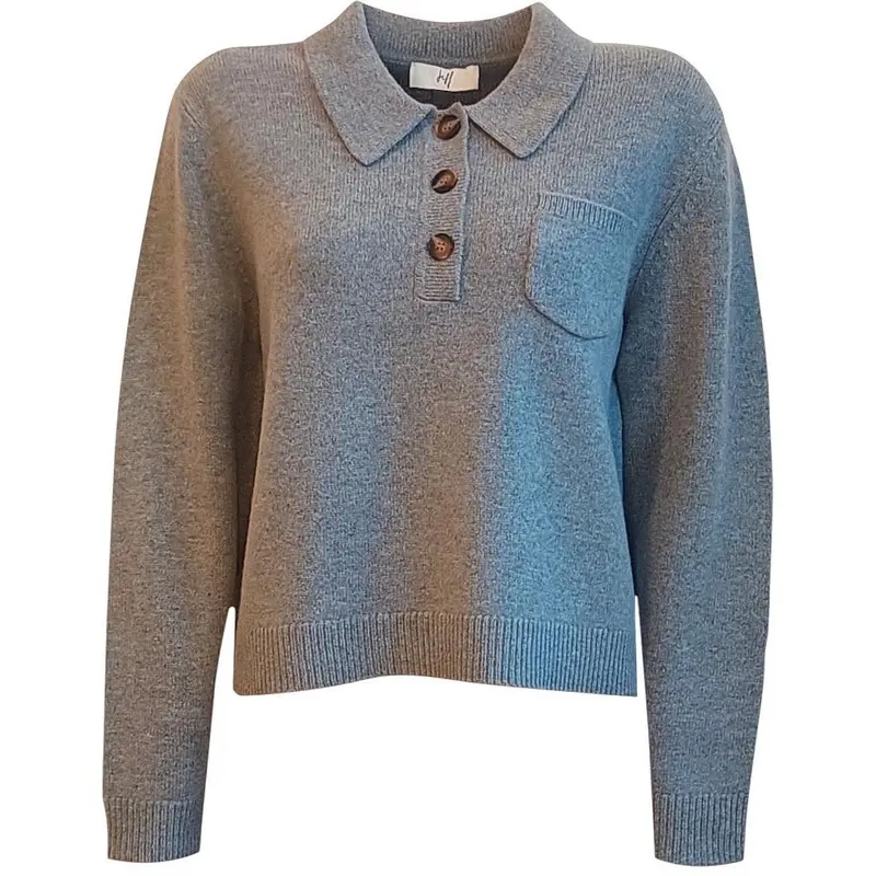 Jeff polo femme gris Loops