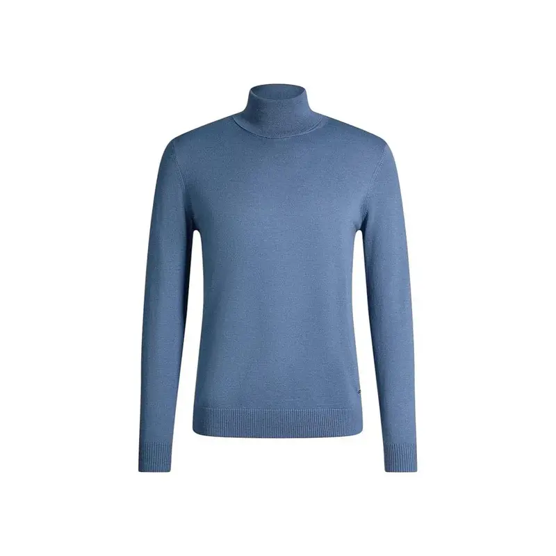 Joop pull à enfiler col roulé homme bleu Donte