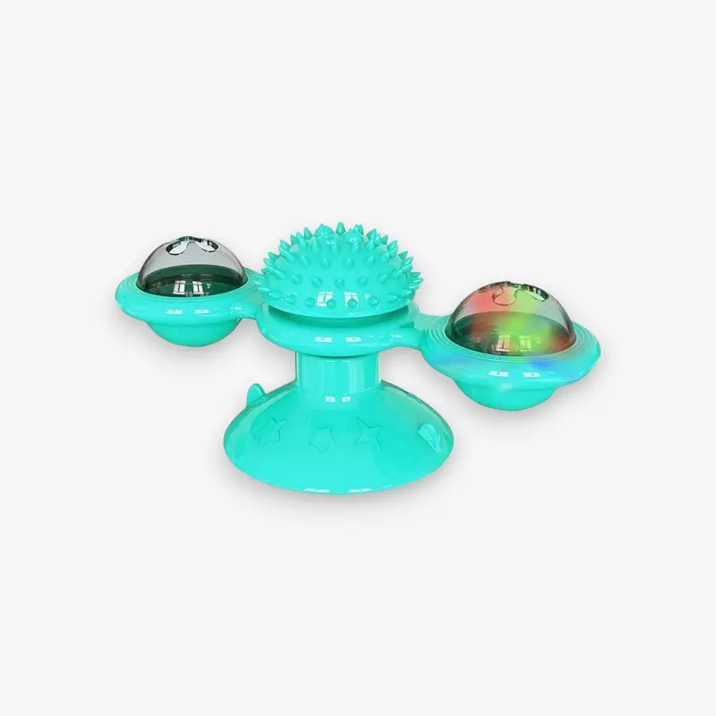 Jouet rotatif lumineux pour chat