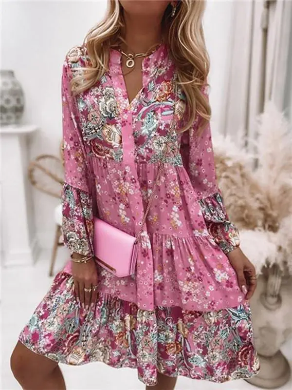 Juliet - Robe Élégante Femme à Imprimé Fleuri