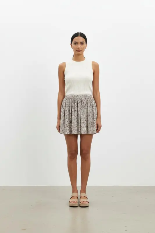 Jupe à motif floral - Taille XS/34