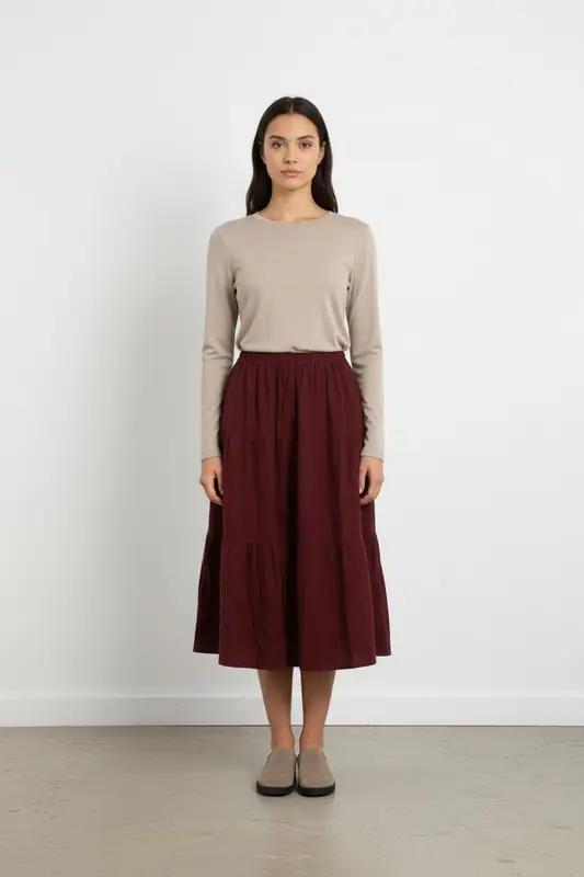 Jupe Bordeaux - Taille S/36